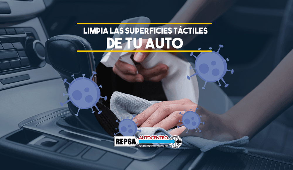 ¿Cómo puedo desinfectar el auto del coronavirus sin dañar las superficies interiores?
